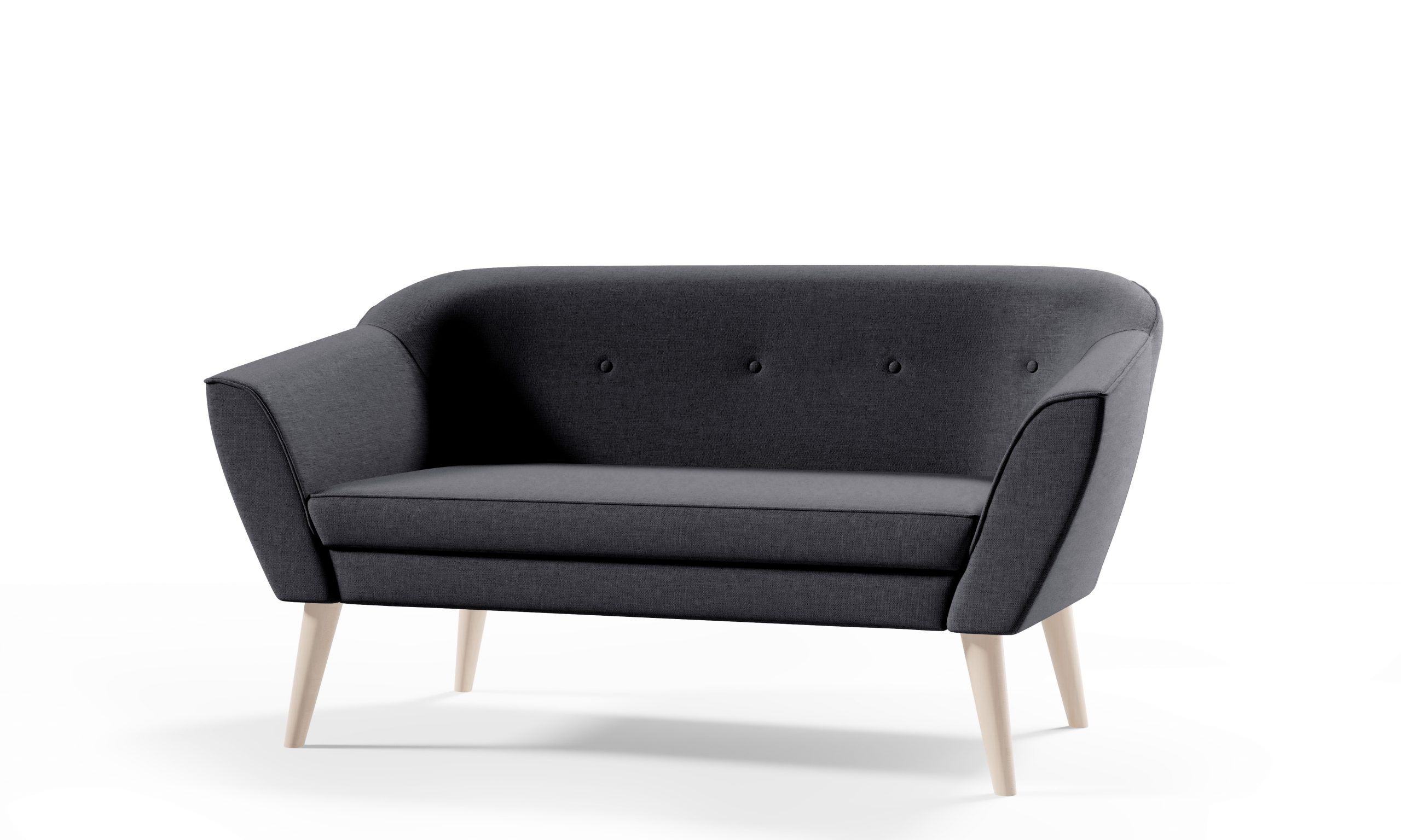 Sofa dwuosobowa DINA w stylu skandynawskim - obrazek 4