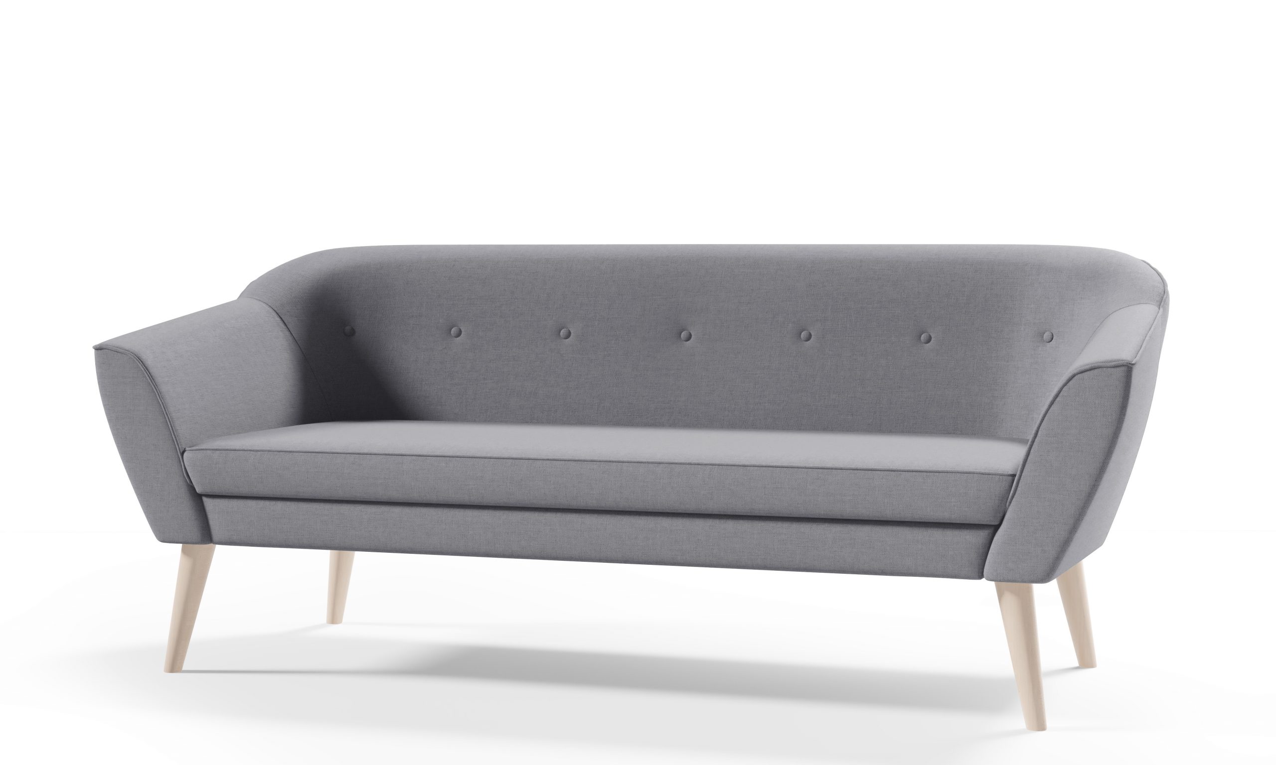 Sofa trzyosobowa DINA w stylu skandynawskim