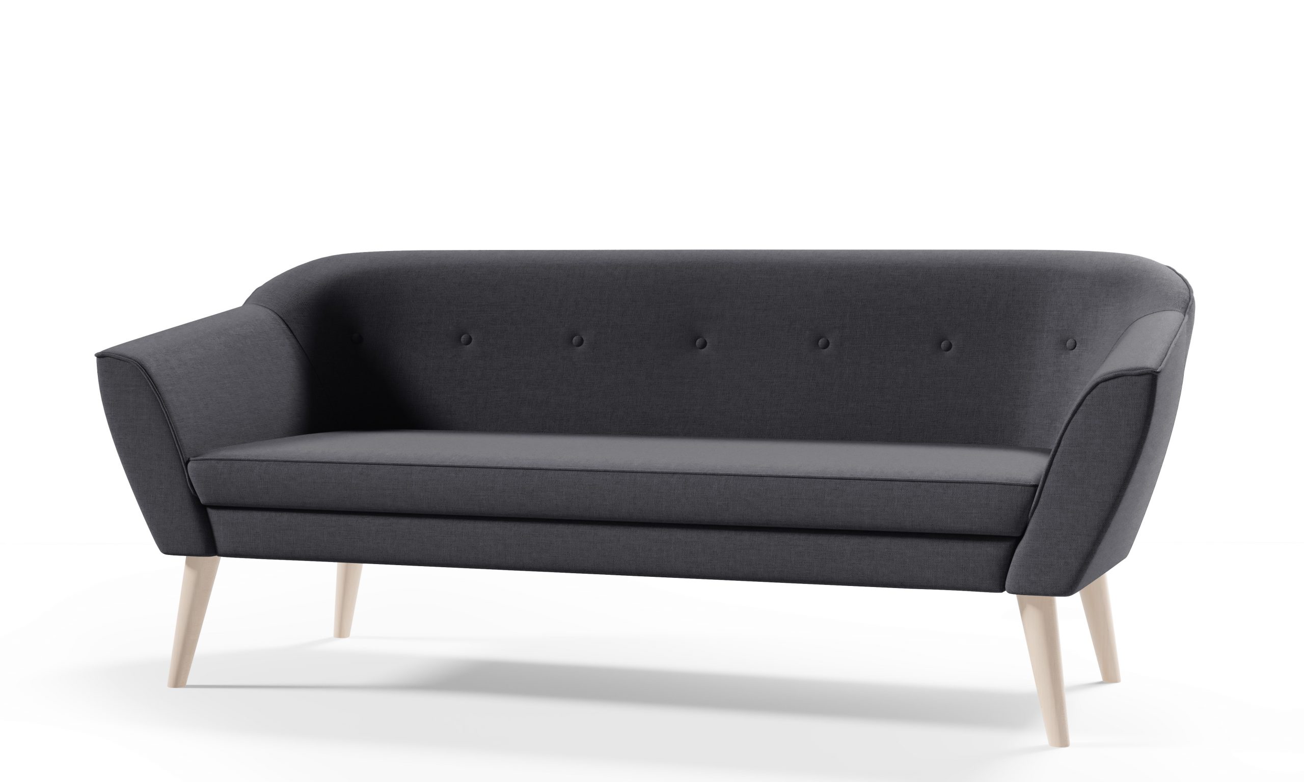 Sofa trzyosobowa DINA w stylu skandynawskim - obrazek 4